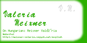 valeria meixner business card